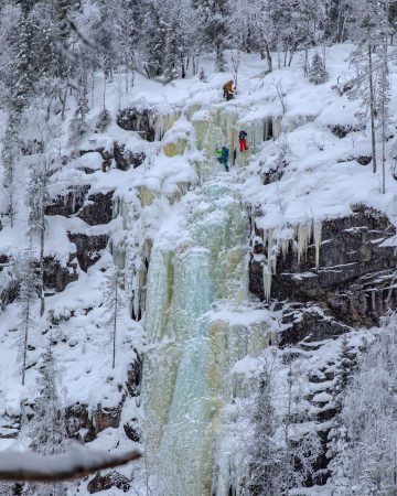 Silent Beauty of Frozen Waterfalls
